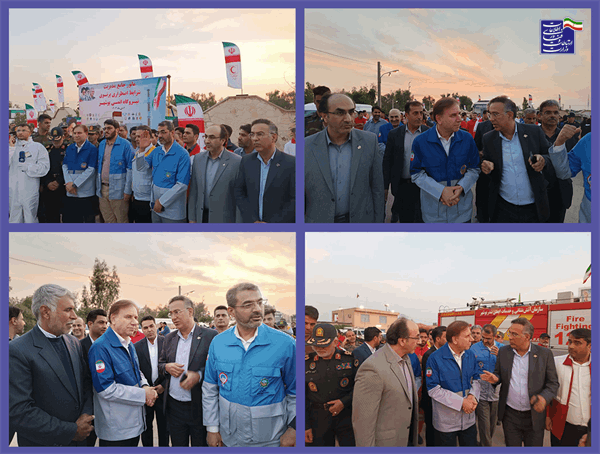 پایداری کامل ارتباطات در رزمایش پرتوی استان بوشهر